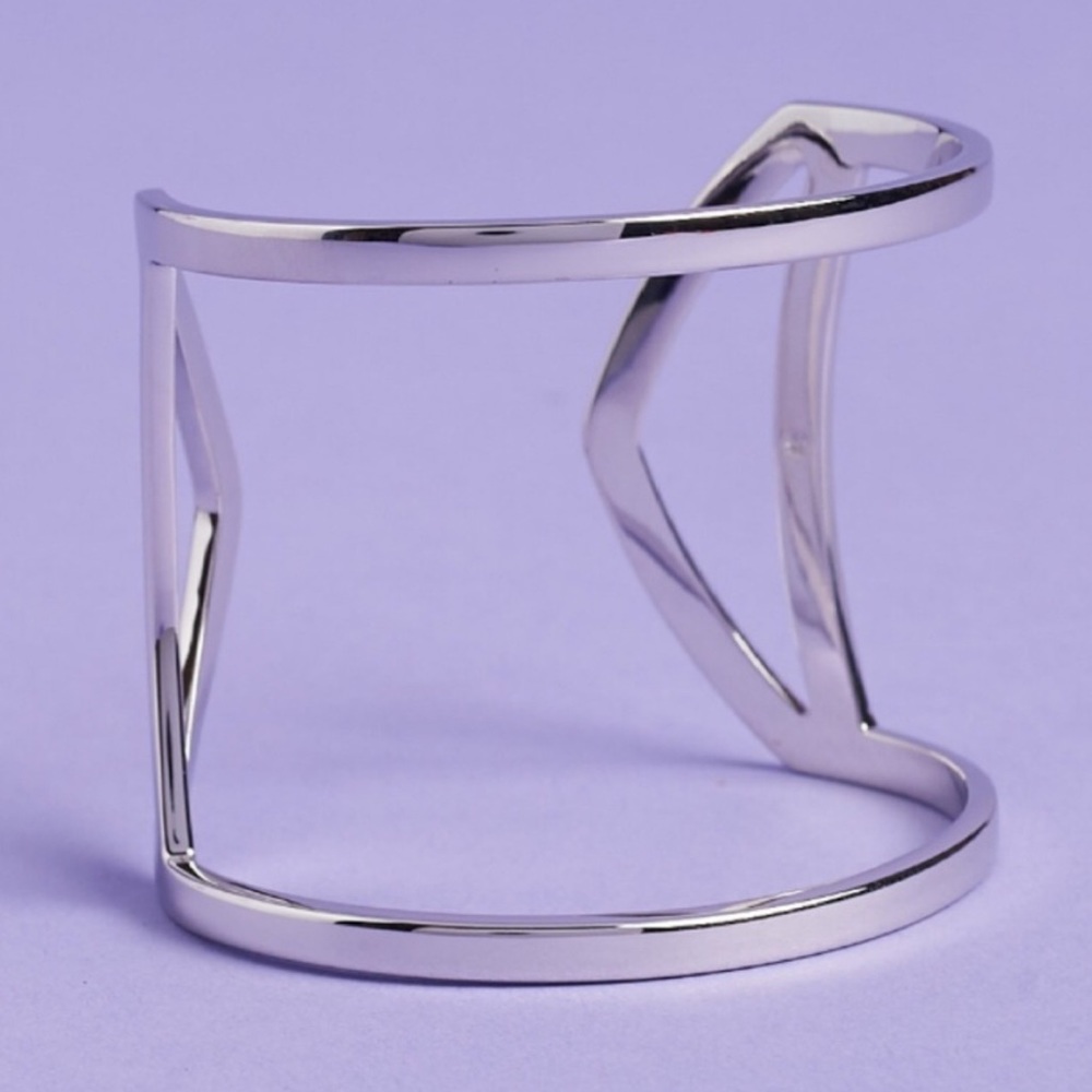 NWT Jules Smith Jane Adjustable Silver Cuff Bracelet